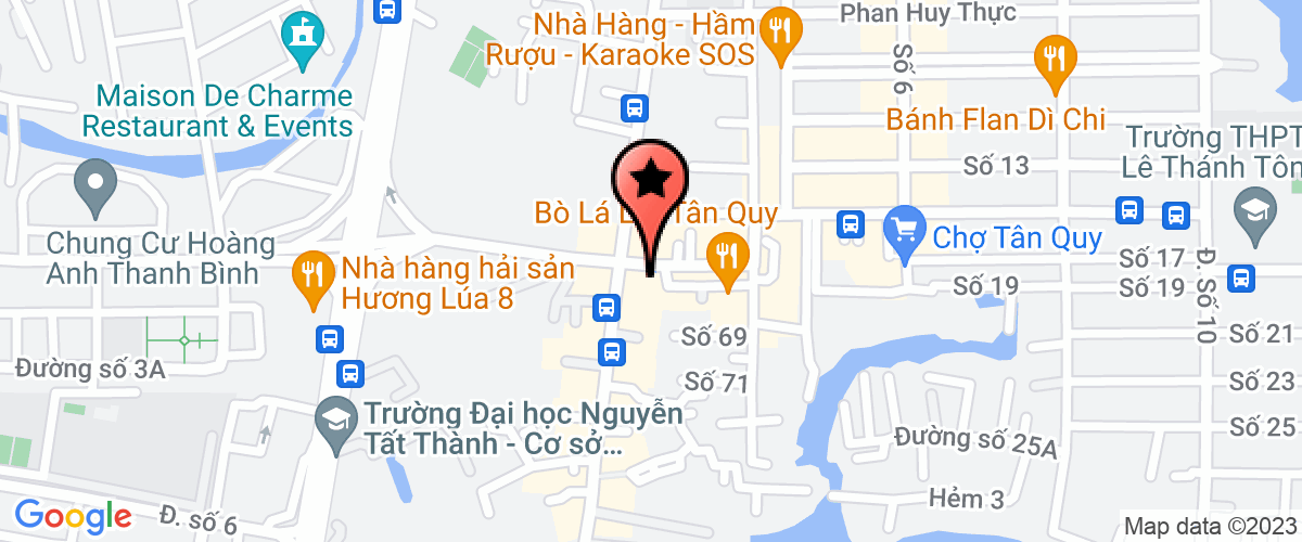 Map go to San Lap  Hoang Kim Development Investment Construction Service Trading Joint Stock Company