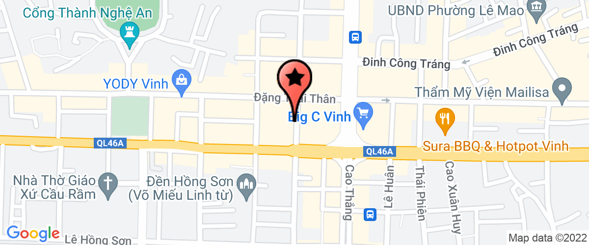 Map go to Lam Con Service Trading Company Limited
