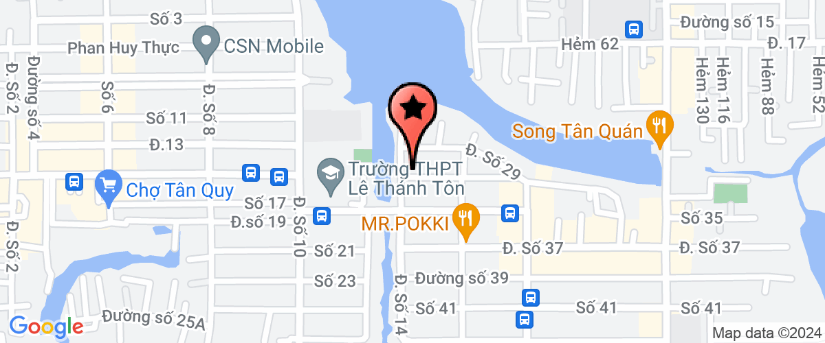 Bản đồ đến Công Ty TNHH Dịch Vụ Thương Mại Kho Bãi Lê Thanh