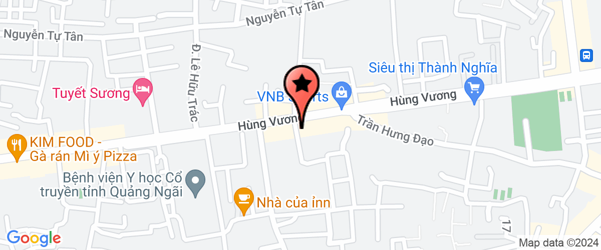 Map go to Doanh Nhan Tre Quang Ngai Joint Stock Company