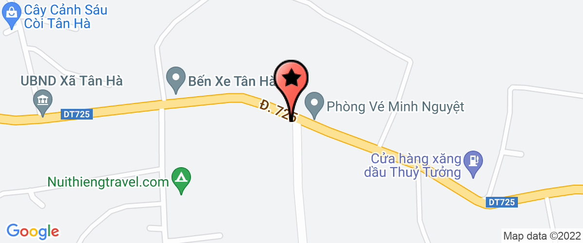 Map go to Hoang Linh Lam Ha Company Limited