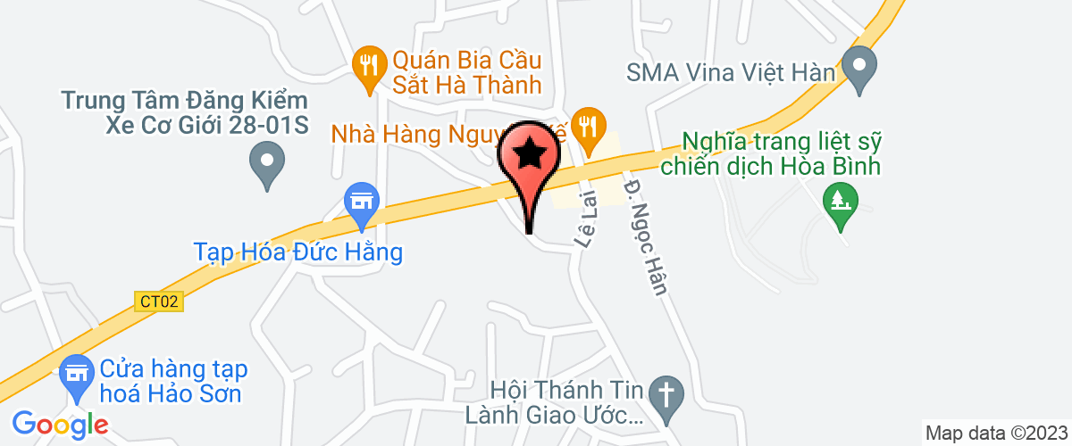 Map go to Vuong Thanh Company Limited