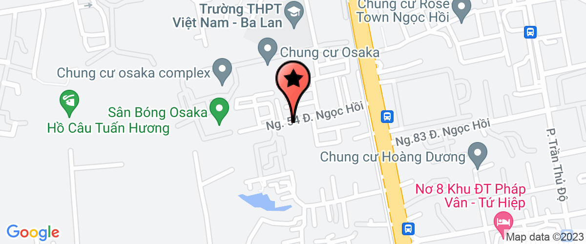 Map go to Trung Hieu Services Trading Transportation Company Limited