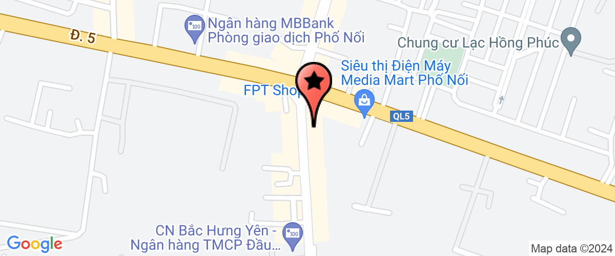 Map go to Tai nguyen Company Limited