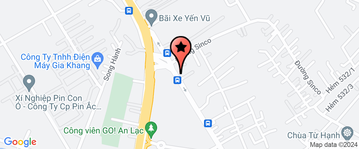 Map go to Thanh Tai Ba Service Trading Production Company Limited