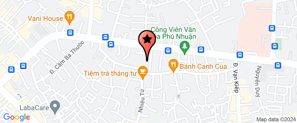 Map go to Dong Bac Hong an Company Limited