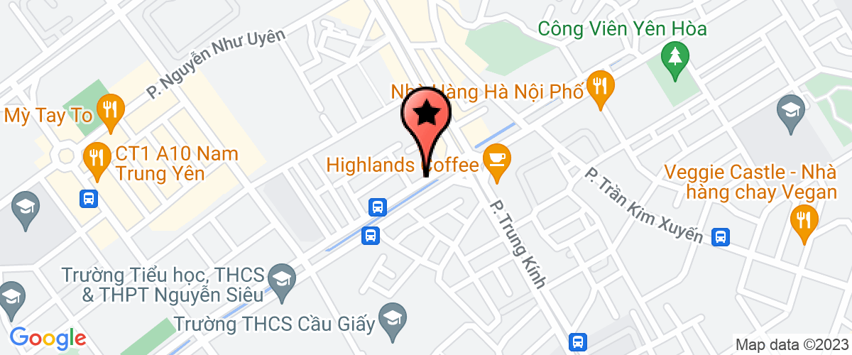 Map go to Hoang Long Real-Estate Business Investment Joint Stock Company