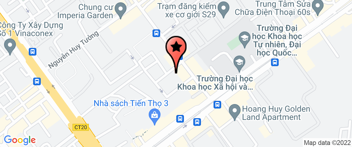 Map go to Mua Dong Textile Joint Stock Corporation