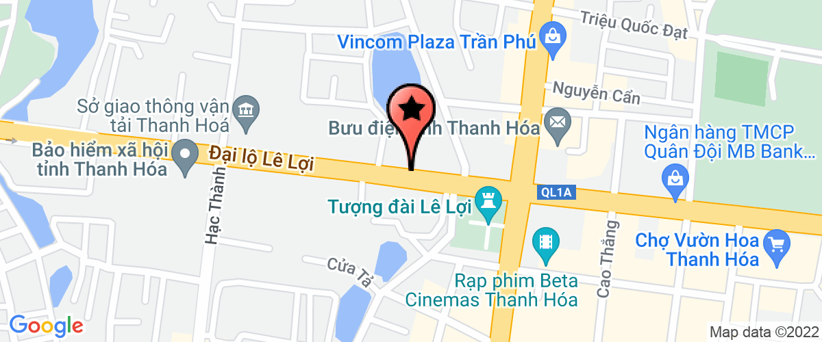 Map go to Quang Minh Sam Son Company Limited