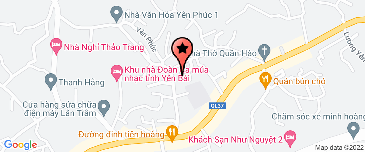 Map go to Anh Quyet Yen Bai Company Limited