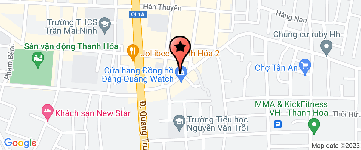 Map go to Vinh Thanh Phat Trading Joint Stock Company
