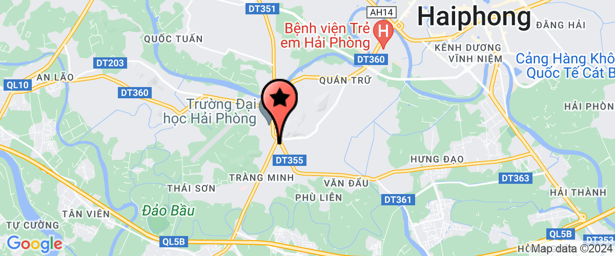 Map go to Manh Hung Construction And Trading Company Limited