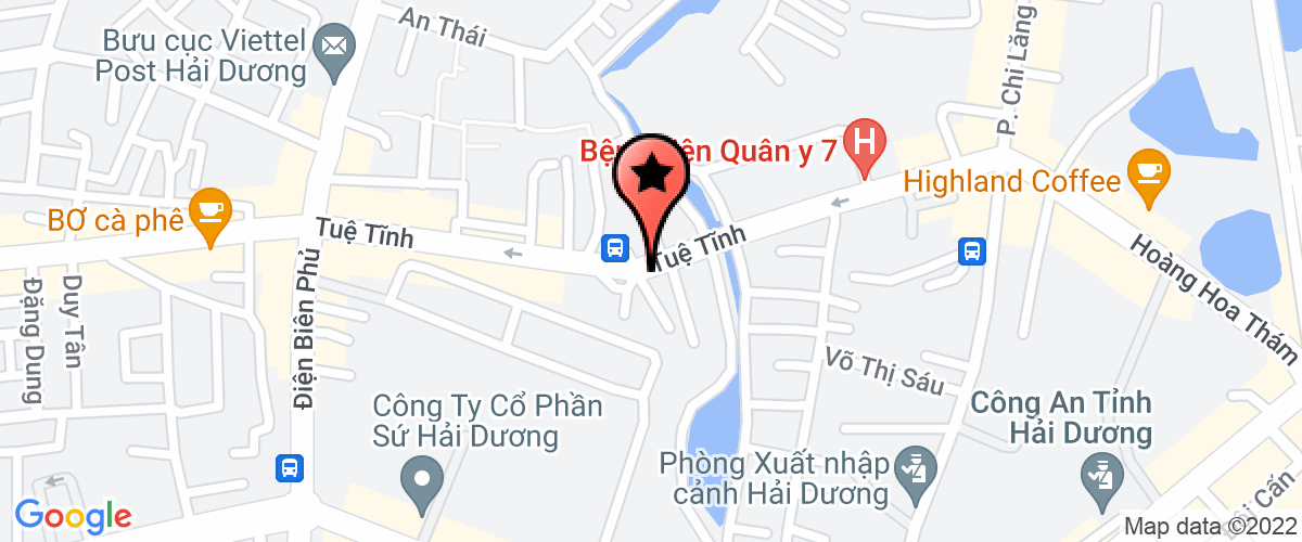 Map go to Thien Phuc Production And Service Technical Joint Stock Company