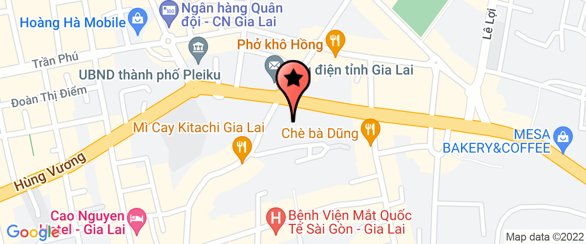 Map go to anh Thoi Dai Gia Lai Company Limited