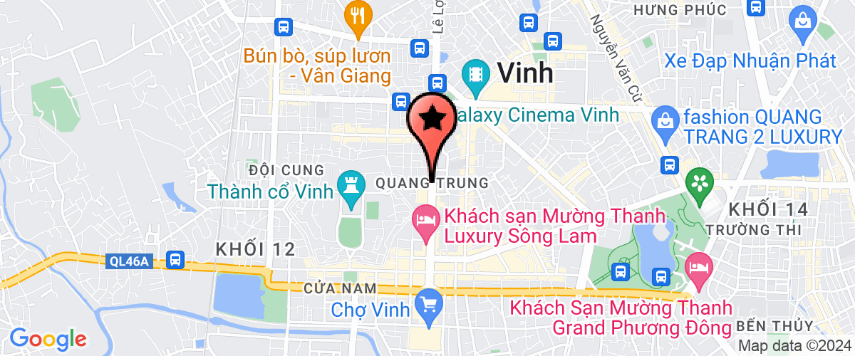 Map go to Truong Vinh Tan Nursery