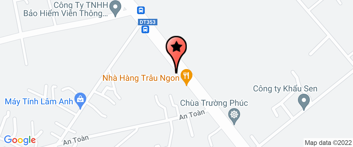 Map go to Tan Trang Gia Company Limited