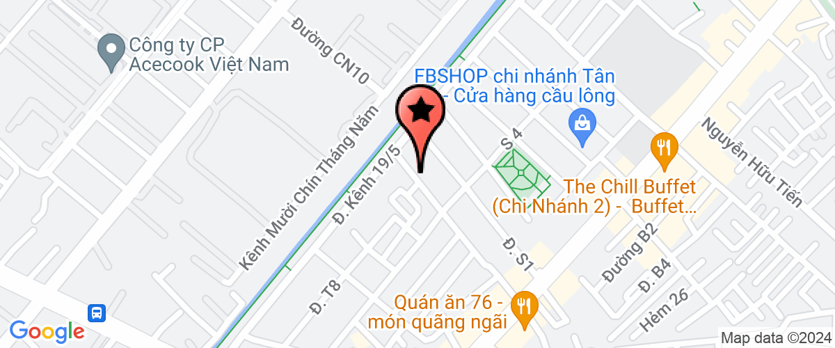 Map go to Hoang Gia Construction Mechanical Technical Joint Stock Company