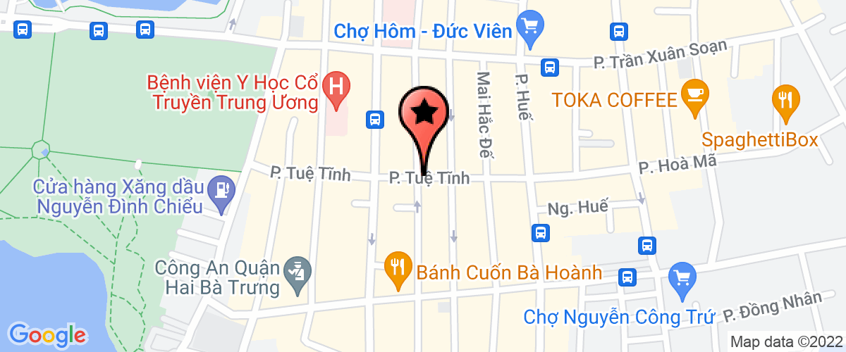 Map go to Minh Doanh Import Export Joint Stock Company