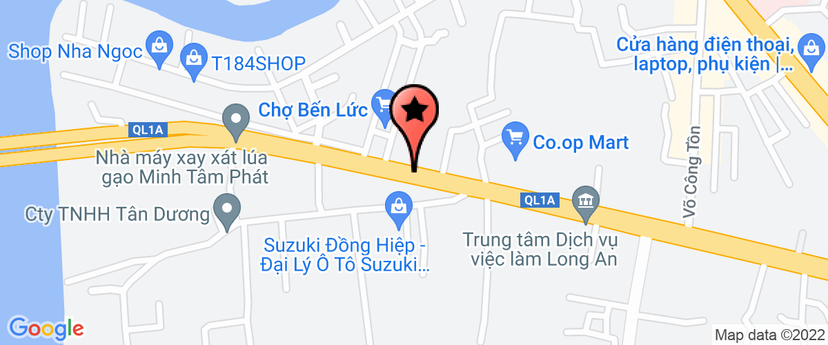 Map go to Duong The Phong Private Enterprise