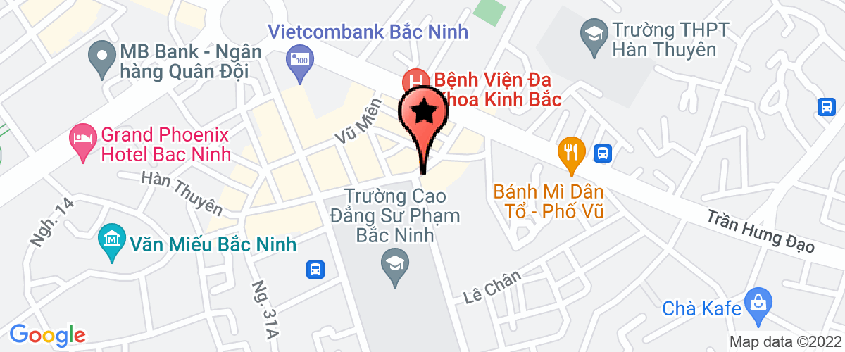 Map go to Bao An Hung Thinh Company Limited