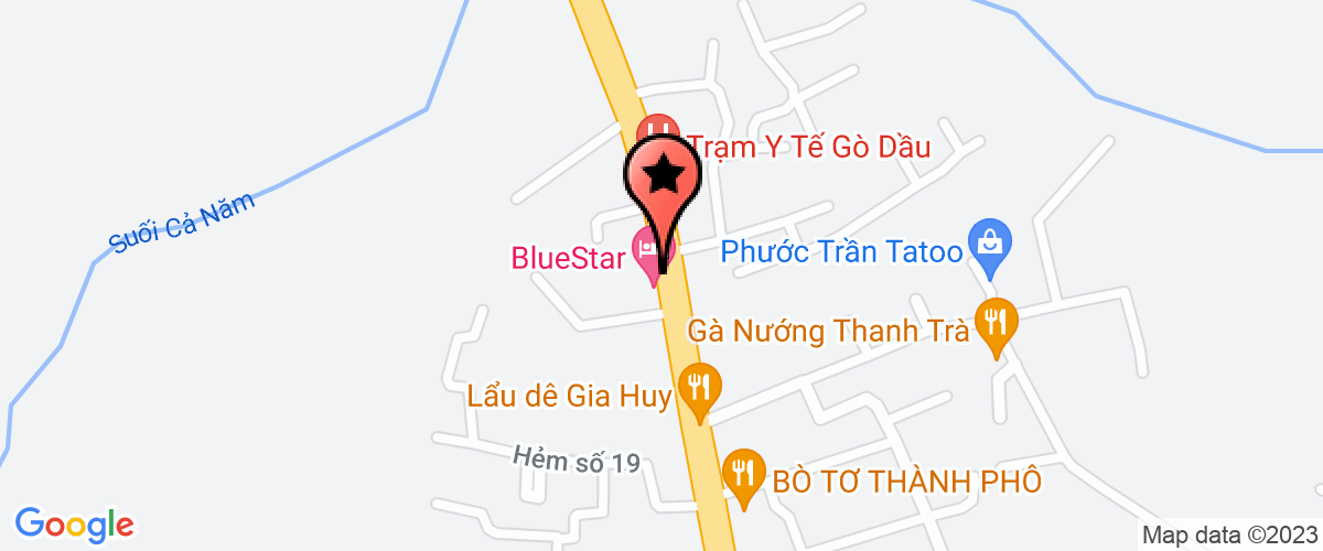 Map go to Ngoc Thai Travel Service Private Enterprise