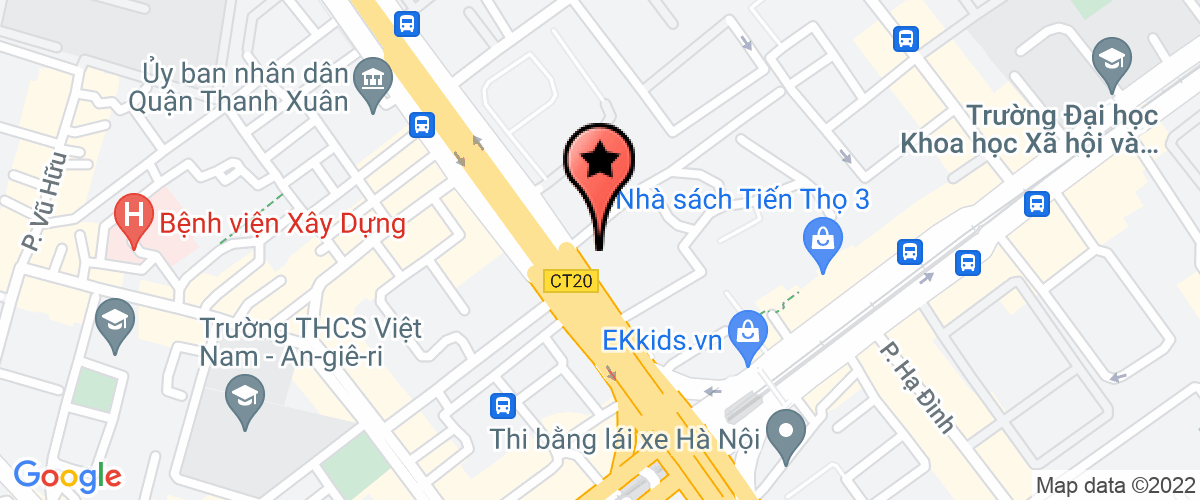 Map go to Cap Nuoc VietNam And Investment Joint Stock Company