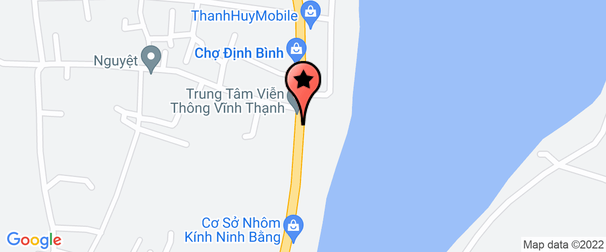Map go to Vinh Thanh Joint Stock Company