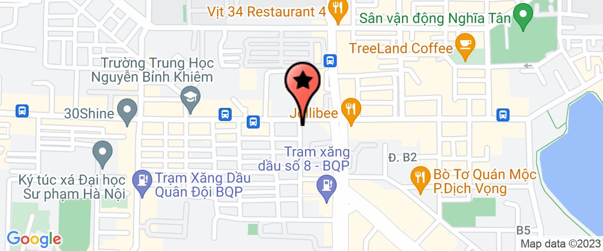 Map go to Bao Yen Trading Investment Company Limited