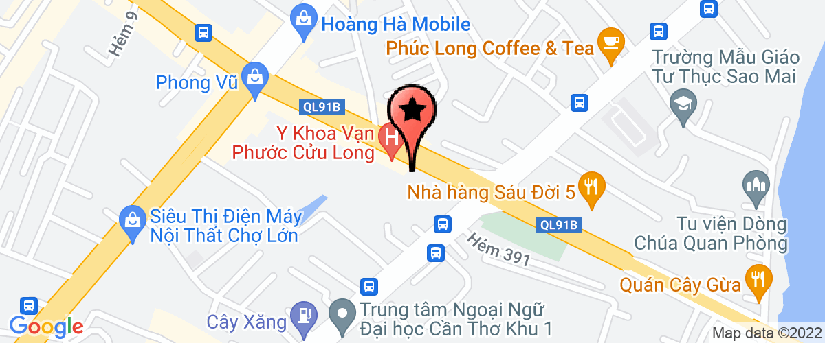 Bản đồ đến Công Ty TNHH Một Thành Viên Kim Anh Nguyễn