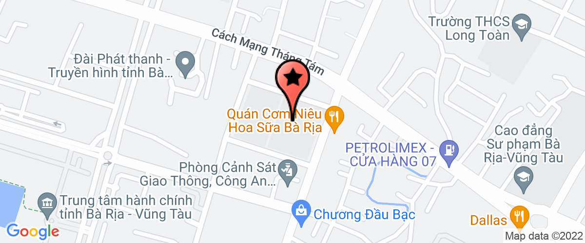 Map go to Hoi Nong Dan thi xa Ba Ria
