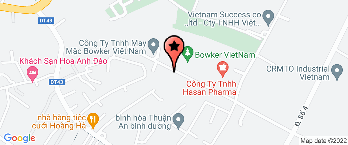 Map go to Bowker (Vietnam) Management Services Co., Ltd