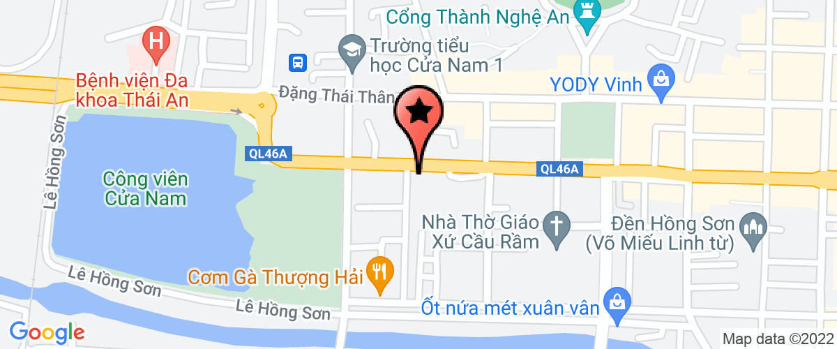Bản đồ đến Công Ty TNHH TM & XD Thành Vinh