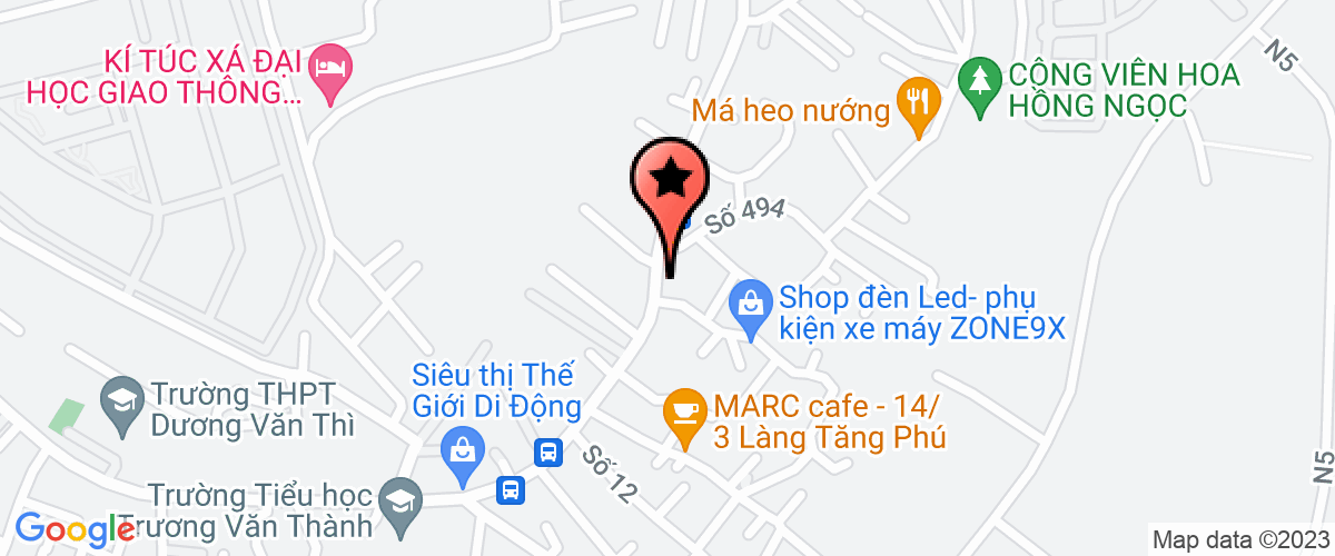 Map go to Viet My International Service Trading Production Company Limited
