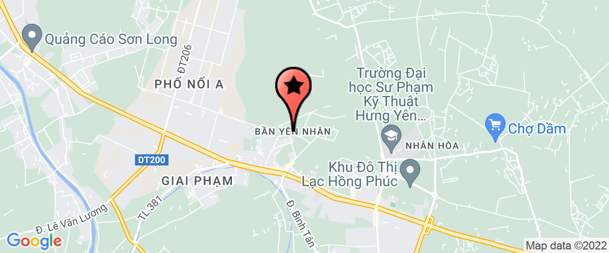 Map go to Dinh Phuc Pharmaceutical Joint Stock Company