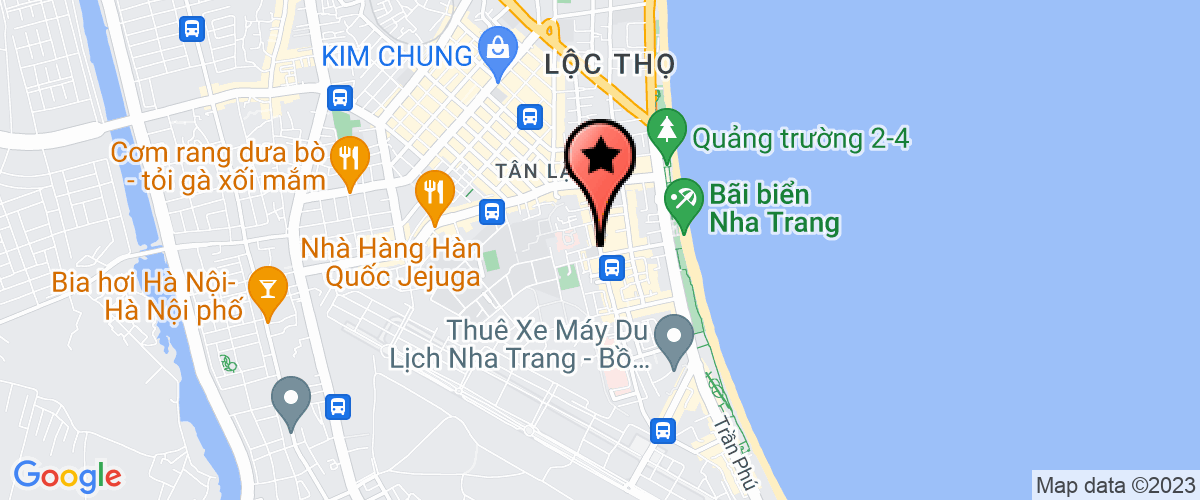 Map go to DNTN Xay dung va Thuong mai Minh Ngoc