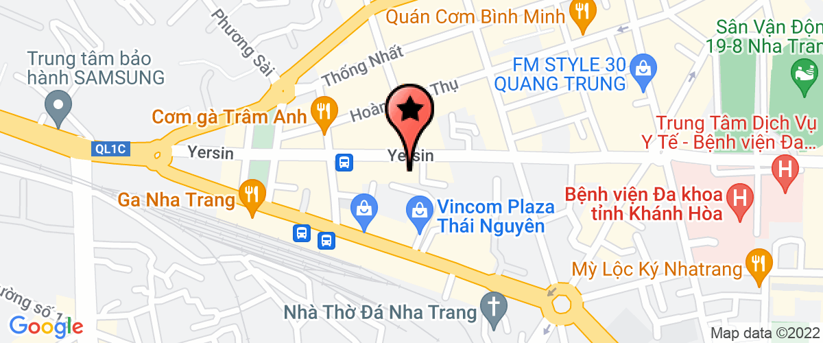 Map go to Ngan hang Nha nuoc - CN Khanh Hoa