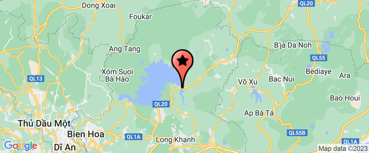 Map go to Dinh Duong Viet Duc Breeding Company Limited