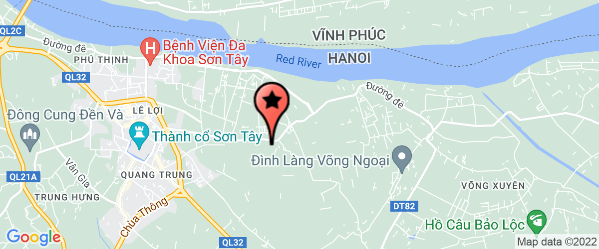 Map go to Van phong luat su Dai Tin va lien Danh