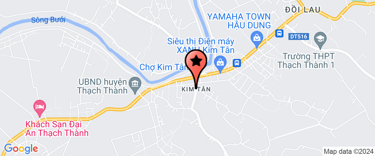 Map go to Branch of Thach Thanh Mien Nui Thanh Hoa Trading Trading Joint Stock Company