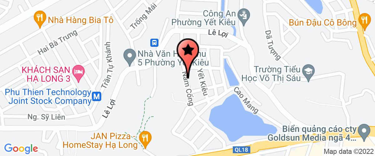 Map go to Binh Minh Trading And Technology Science Investment Company Limited