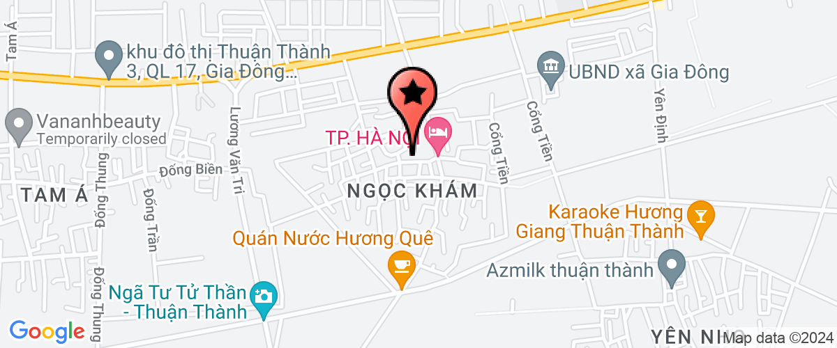 Map go to Truong Gia Dong Nursery