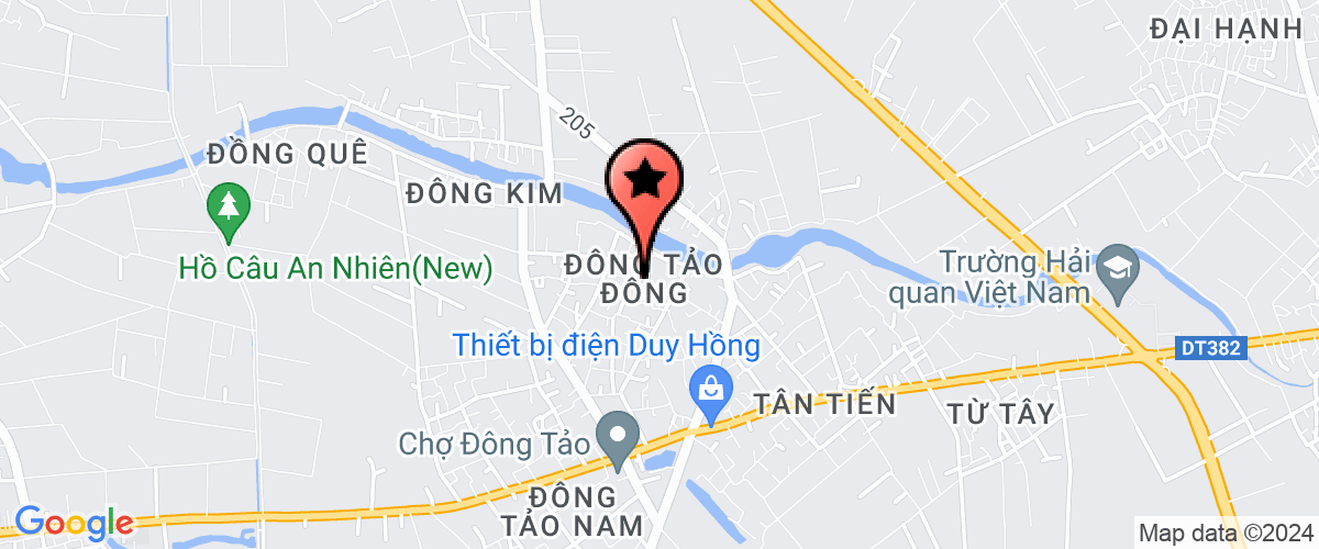 Map go to Giang Thanh Nam Service and Trading Joint Stock Company