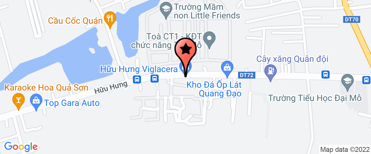 Map go to Tam Viet Ha Thanh Company Limited