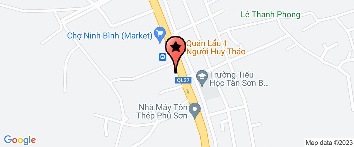 Bản đồ đến Công Ty TNHH Thương Mại Và Dịch Vụ Lam Phú Nguyên