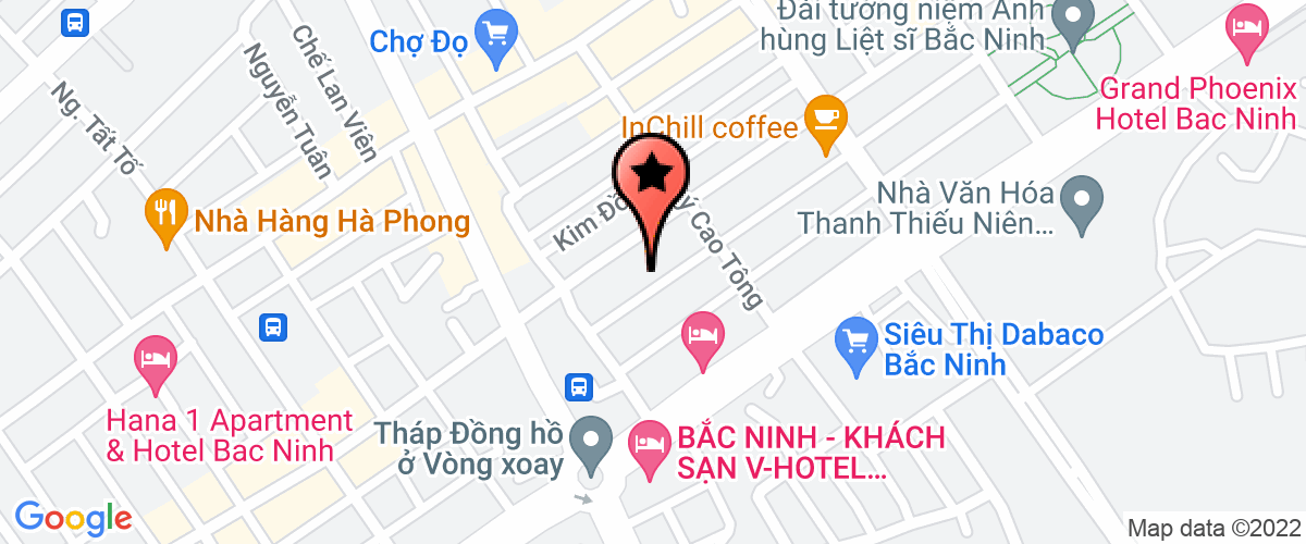 Map go to Quang Minh Land Investment Joint Stock Company