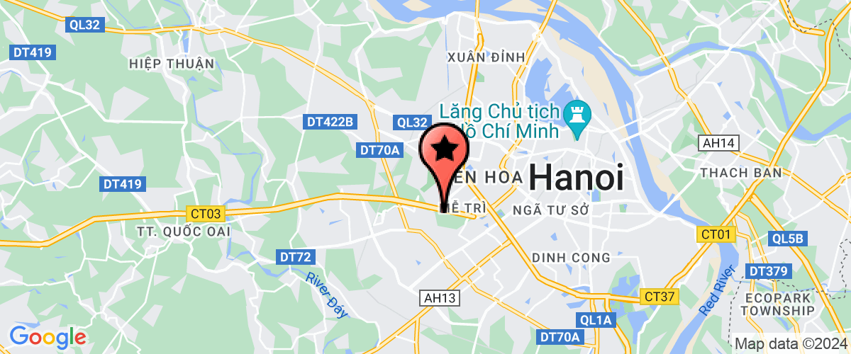 Map go to Viet Thai Investment and Export Development Company Limited