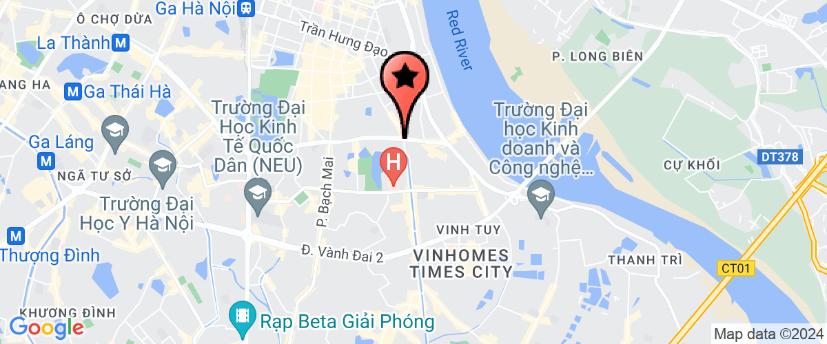 Bản đồ đến Công Ty TNHH Công Nghệ Hạ Tầng Máy Tính Cmi