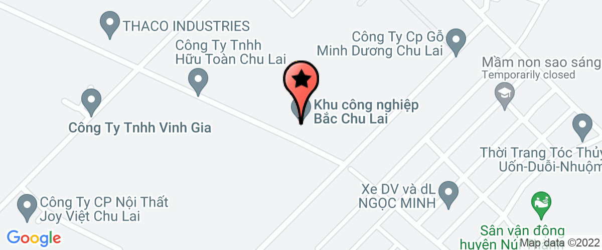 Map go to Minh Duong Chu Lai Wood Joint Stock Company