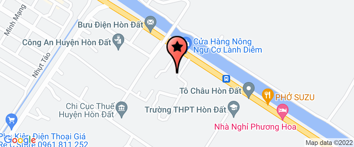 Map go to Kho Bac Nha Nuoc Hon Land District