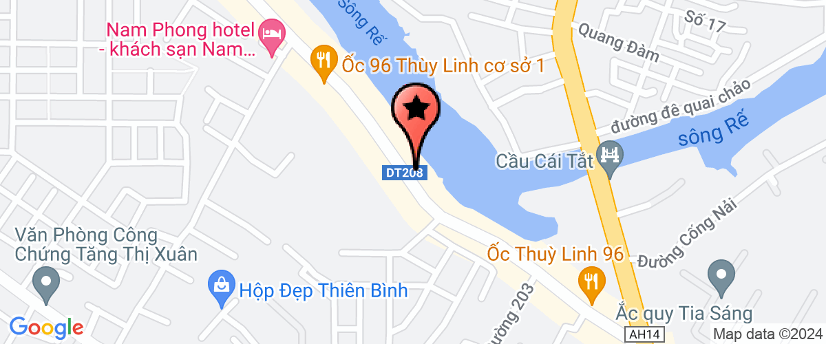 Map go to Ha Minh Furniture and Construction Limited Company